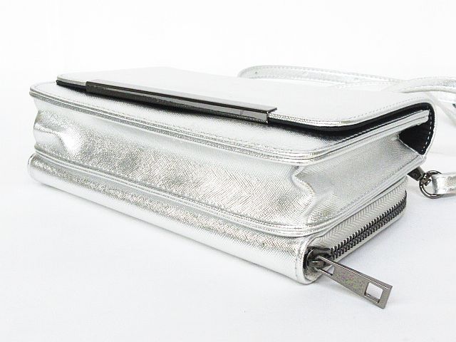 Mal.ウォレットショルダー　シルバー mal. ウォレットショルダー Mal.ウォレットショルダー シルバー