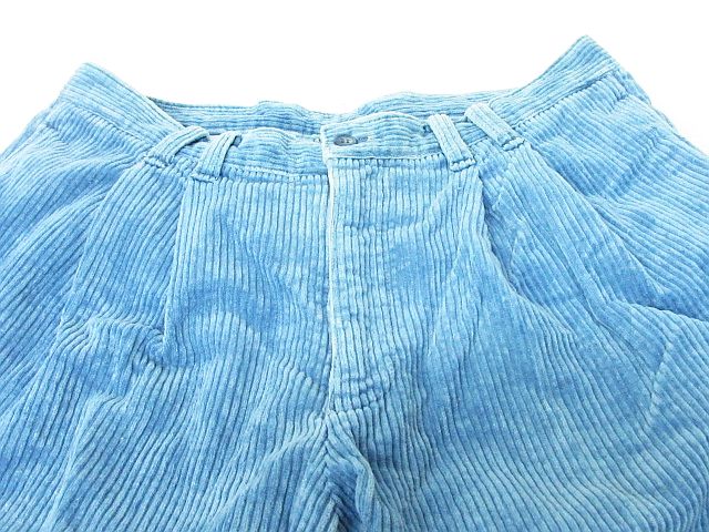 刺繍ロゴ SINACOVA シナコバ コーデュロイパンツ 88 黒ズボンブラック