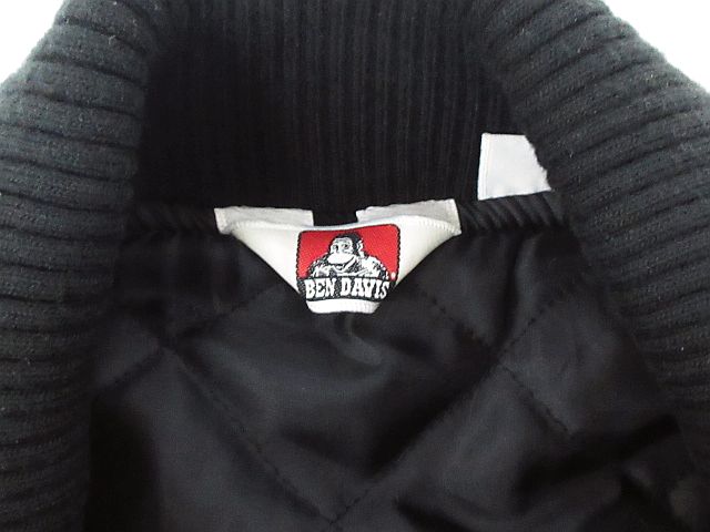 ベンデイビス BEN DAVIS ジャケット ブルゾン ウール混 中綿 ジップ
