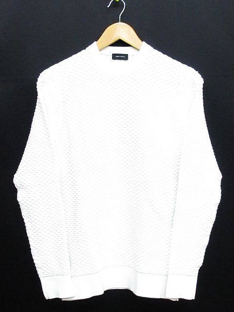 ジョセフオム JOSEPH HOMME 美品 ニット セーター ワッフル 模様編み 