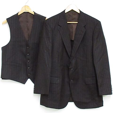 Eleven Suit テーラード ジャケット ベスト 2点セット ウール100 