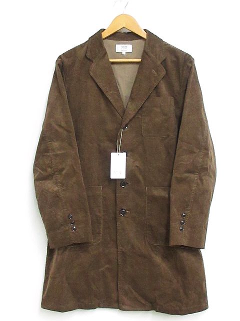 未使用品 忖度 Sontaku チェスター コート コーデュロイ 茶 L Nk 02 メンズ 116 ベクトルパーク