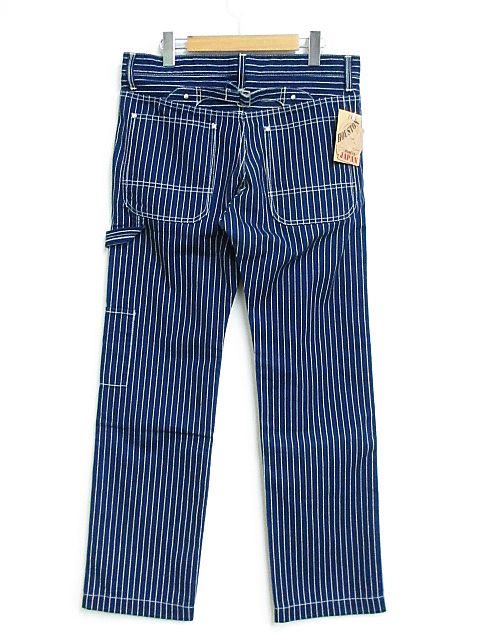 HOUSTON ヒューストン ウォバッシュ ストライプ ペインターパンツ 36