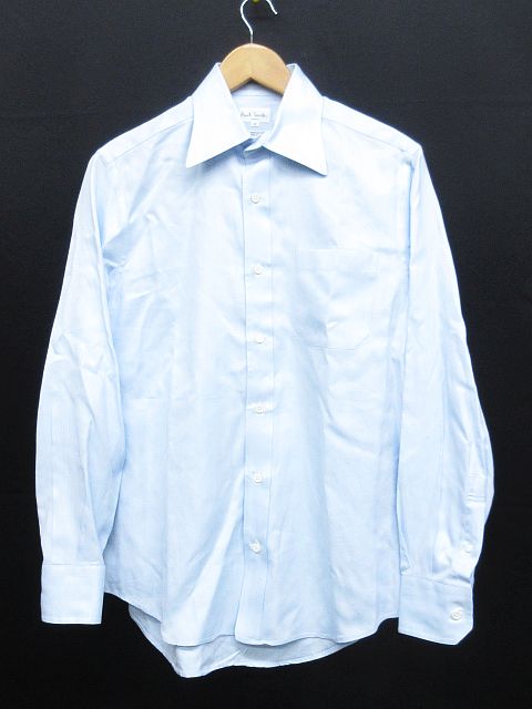 ポールスミス Paul Smith London シャツ ドレスシャツ ヘリンボーン コットン 水色 M Mm 02 メンズ 116 ベクトルパーク ポールスミス Paul Smith London シャツ ドレスシャツ ヘリンボーン コットン 水色 M Mm 02 メンズ 116 ベクトルパーク