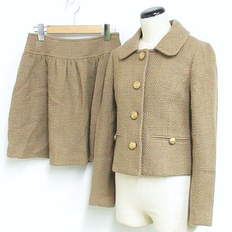 クレイサス CLATHAS スーツ セットアップ スカートスーツ ミニ ウール 