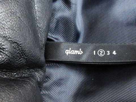 glamb ありがたかっ グラム ラムレザーパンツ 羊革 黒 ブラック
