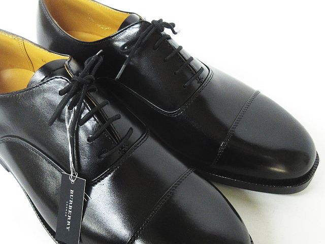 未使用品 バーバリー BURBERRY ビジネス ドレス シューズ レザー 
