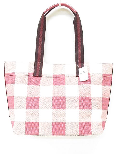 未使用品 コーチ COACH トート バッグ バッファロー プラッド ブロック 