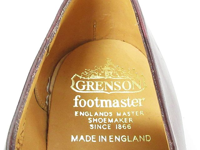 グレンソン GRENSON Uチップ オックスフォード シューズ カーフレザー
