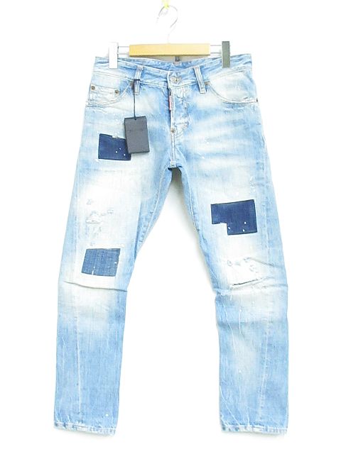ディースクエアード DSQUARED2 クラッシュ デニム パンツ ジーンズ  