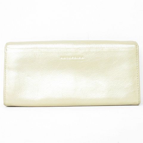 ★新品★アンテプリマ　レザー　長財布　ゴールド　牛革　ロングウォレット ☆新品☆アンテプリマ レザー 長財布 ゴールド 牛革 ロング