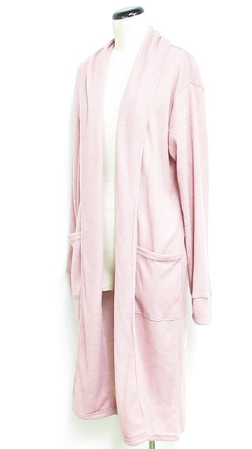 未使用品 ブラウニー Browny Standard ロング ガウン カーディガン ニット 長袖 トッパー 薄手 透け感 ピンク F Nk 181 01 レディース 116 ベクトルパーク