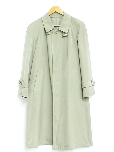 Ede and Ravenscroft 固く ステンカラーコート カーキ
