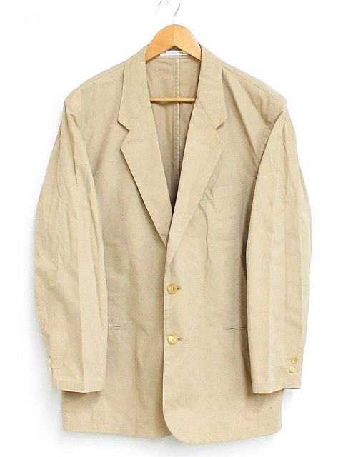 パパス Papas ジャケット テーラード ブレザーノーベント コットン  