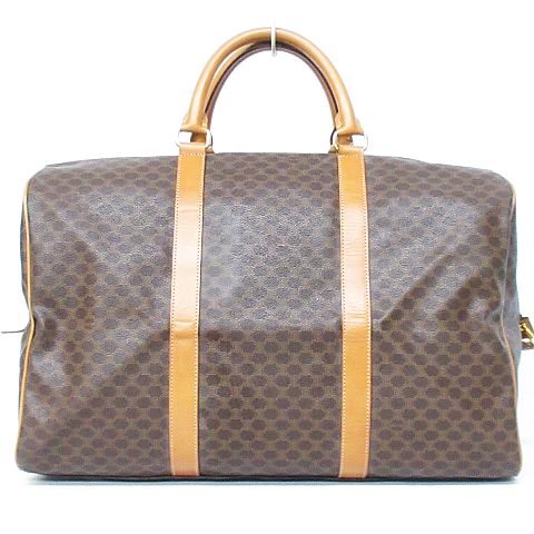 美品 CELINE セリーヌ 大型 ボストンバッグ 旅行バック ブラウン 