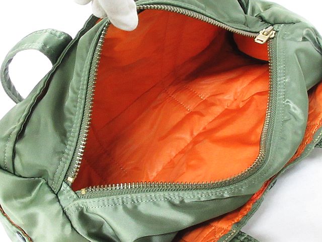 【希少】ポーターPORTER 2way ミニボストン　ショルダーバッグ　カーキ PORTER ポーター TANKER タンカー ミニボストンバッグ カーキ系