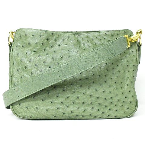 クーニギン konigin ショルダー ハンド バッグ オーストリッチ レザー 