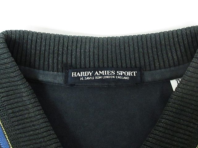 ☆50%割引☆HAIRDY AMIES SPORT ブラックポロシャツ　М ☆50%割引☆HARDY AMIES SPORT ポロシャツ М