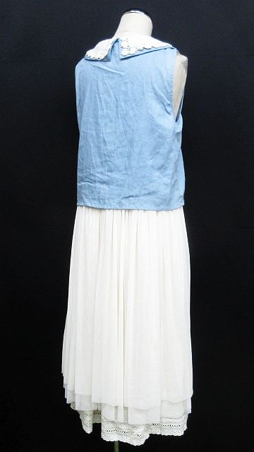 アクシーズファム Axes Femme Poetique ドッキング ワンピース ロング ノースリーブ ティアード チュール レース 青 白系 M Nk 01 レディース 116 ベクトルパーク アクシーズファム Axes Femme Poetique ドッキング ワンピース ロング ノースリーブ ティアード チュール レース 青 白系 M Nk 01 レディース 116 ベクトルパーク