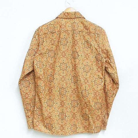 ナスングワム Nasngwam シャツ ネルシャツ 長袖 ハマカラー 総柄 