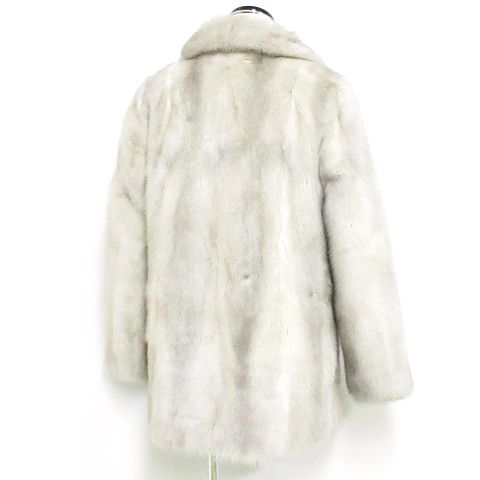 SAGA MINK ホワイトファーコート ヴィンテージホワイトSAGAリアル