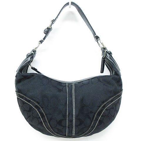 コーチ COACH シグネチャー ホーボー ショルダー バッグ ワン