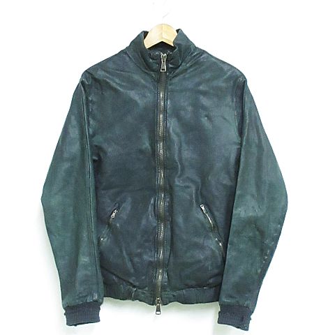 Giorgio Brato 【イエロー】 ? レッド ラムレザーシングルライダース 