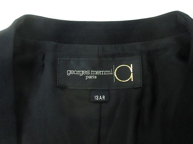 ジョルジュメミ georges memmi ブラックフォーマル 喪服 セットアップ  