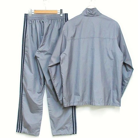 アディダス adidas ウインドブレーカー 上下セット ライン ロゴ JD2027