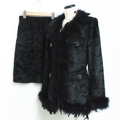 アンドロジーヌ ANDROGYNE セットアップ ジャケット タイトスカート 