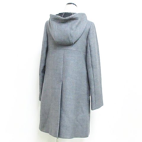 マックス&コー MAX&CO. ロング コート ウール ジップアップ フード  