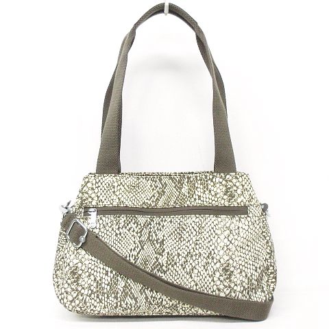 キプリング KIPLING 美品 トート ショルダー バッグ 2way 総柄 