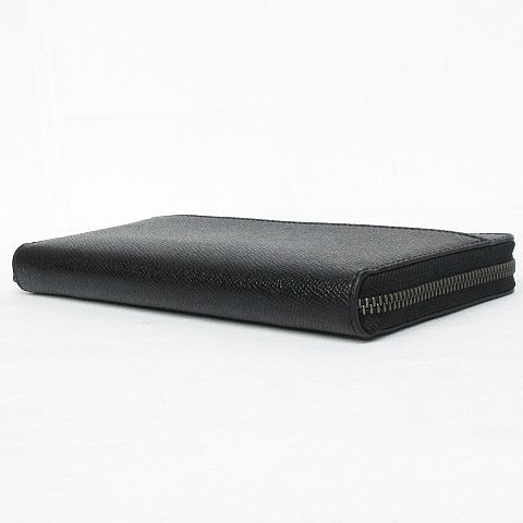 【関税送料込】BURBERRY レザー トラベルウォレット ブラック バーバリー 長財布 メンズ ヘリテージ ラージ トラベル