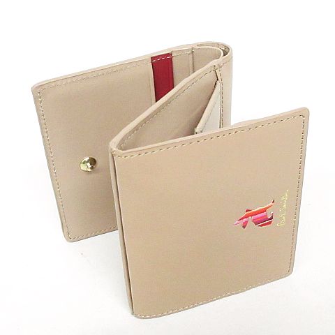 未使用品 ポールスミス PAUL SMITH 財布 ミニ財布 三つ折り レザー 