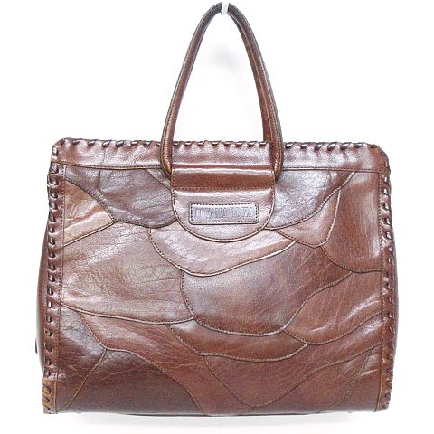 イビサ Ibiza アオヤマイビサ Aoyama Ibiza トート ハンド バッグ パッチワーク レザー 鞄 茶 Nk 20666 07 レディース 116 202011210420 ベクトルパーク