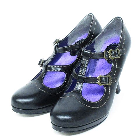 未使用品 アナスイ ANNA SUI パンプス フレンチヒール ダブルT 