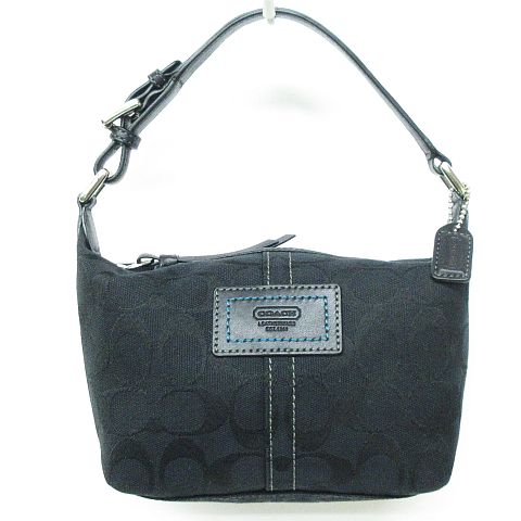 コーチ COACH シグネチャー アクセサリー ポーチ ミニ ハンド バッグ