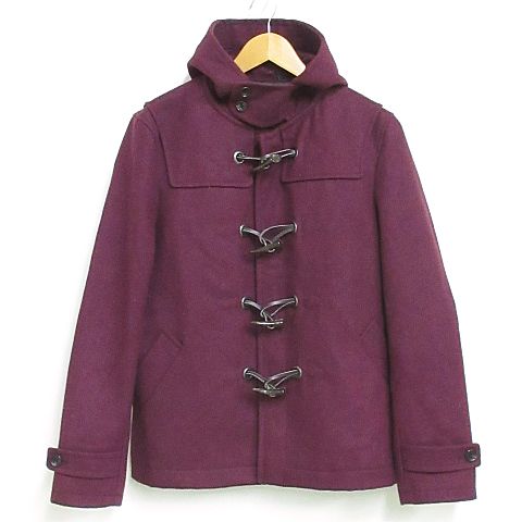 ボイコット Boycott ダッフル コート ウール メルトン ジップアップ ボルドー 3 Nk 801 02 メンズ 116 ベクトルパーク