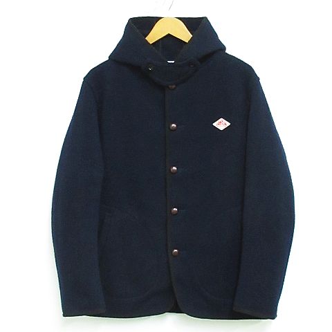 ダントン Danton ウールモッサ シングル フード ジャケット コート Jd 8455 Wom 紺 42 Nk 3 02 メンズ 116 ベクトルパーク