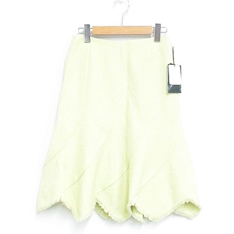 未使用品 ルーニィ LOUNIE スカート 膝丈 フレア マーメイド イレヘム 