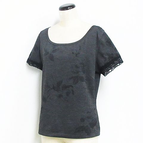 IKUKO 花柄ワンピース グレー/ブラック 中古品 （楽天市場