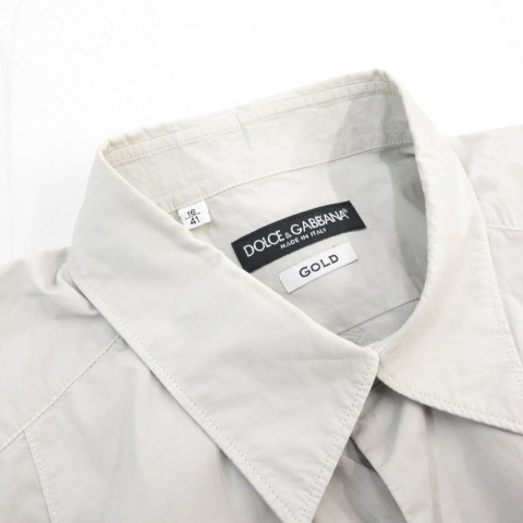 ドルチェ&ガッバーナ ドルガバ DOLCE&GABBANA GOLD シャツ 長袖