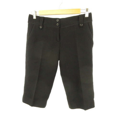 ビームスライツ Beams Lights ハーフパンツ 黒 38 E496 レディース 117 ベクトルパーク