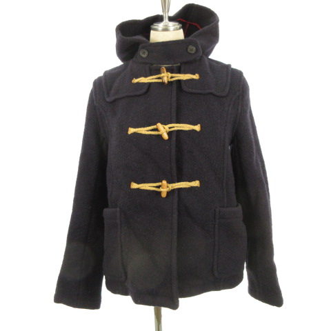 チャーチルダッフルカンパニー The Churchill Duffle Company ダッフルコート ショート丈 長袖 紺 34 E804 メンズ レディース 117 ベクトルパーク