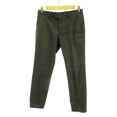 ザ スーツカンパニー The Suit Company ロングパンツ スラックス チェック グレー M E754 メンズ 117 ベクトルパーク