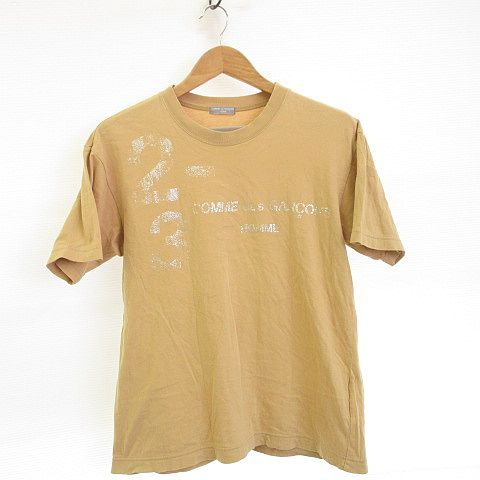 コムデギャルソンオム Comme Des Garcons Homme Tシャツ カットソー 半袖 プリント ベージュ A10 メンズ 117 ベクトルパーク