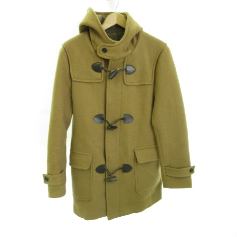 ユナイテッドアローズ A Day In The Life United Arrows ダッフルコート ハーフ丈 長袖 茶 キャメル L E40 メンズ 117 ベクトルパーク