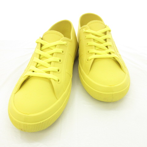 スペルガ Superga ラバースニーカー レインシューズ 黄 36 E522 レディース 117 ベクトルパーク