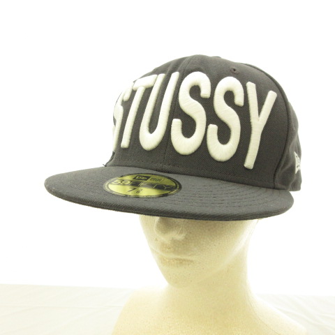 Stussy 59FIFTY ニューエラ　キャップ　ステューシー　総柄 STUSSY ステューシー キャップ 帽子 ニューエラ Curly S 59Fifty