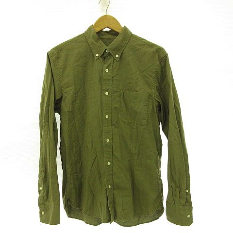 無印良品 良品計画 シャツ ボタンダウン 長袖 カーキ Xl メンズ 117 ベクトルパーク